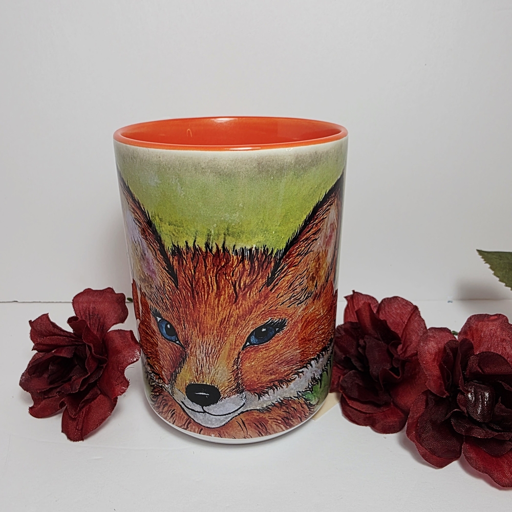 Fox Mug by Angie Bryan